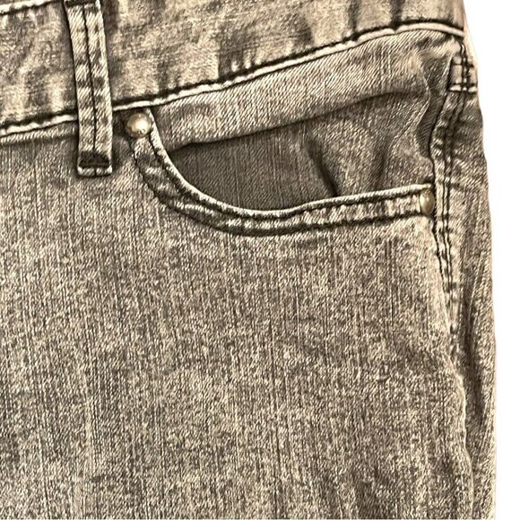 Express Zelda Slim Fit Ultra Low Rise Gray Jeans (Size 8) - Picture 8 of 11